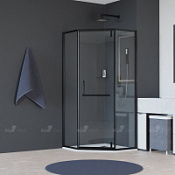 Душевой уголок RGW Hotel 350608400-14 100x100x195 прозрачное/черный