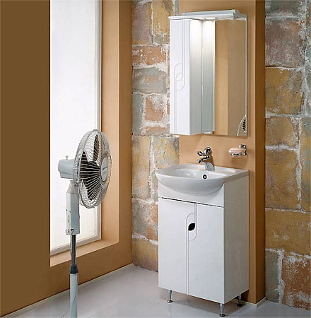 Тумба с раковиной Aquaton Панда 1A053701PD010 50 белый