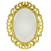 Зеркало Tessoro Isabella TS-107601-820-G 82 без фацета, золото Зеркало Tessoro Isabella TS-107601-820-G 82 без фацета, золото