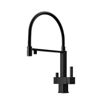 Смеситель для кухонной мойки Sancos Moro SC4006MB черный матовый