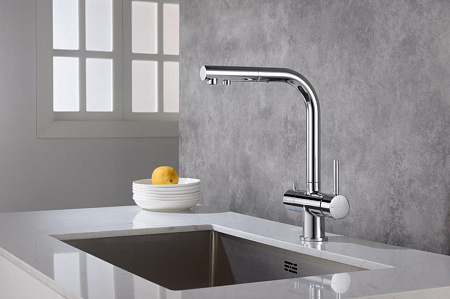 Смеситель для кухонной мойки Timo Saona 2356/00FL хром