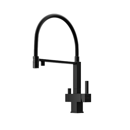 Смеситель для кухонной мойки Sancos Moro SC4006MB черный матовый