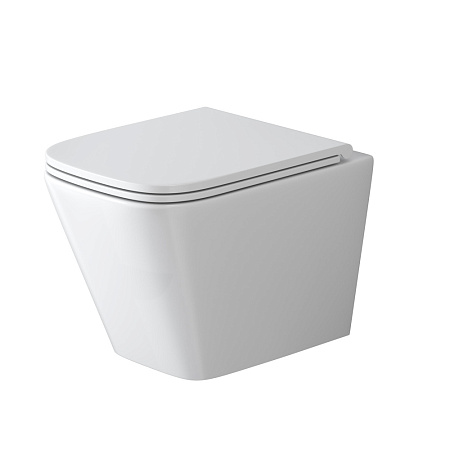 Унитаз подвесной Grossman Торнадо GR-4479SQ безободковый, белый