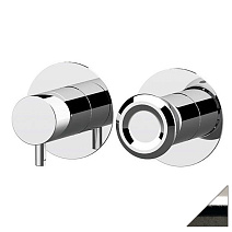 Смеситель Remer Element ET92ZPXV для ванны с душем, на 2 выхода, сталь