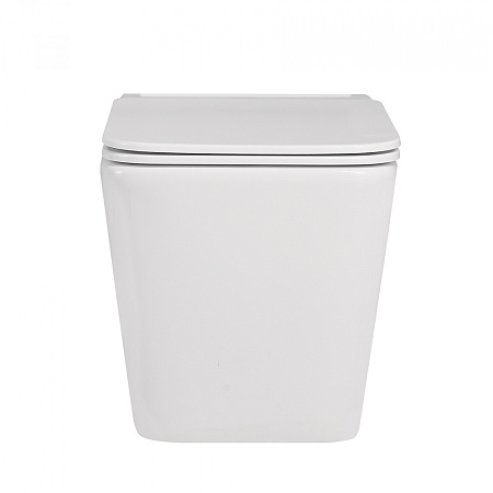 Унитаз подвесной ABBER Rechteck AC1202P с импульсным смывом, белый