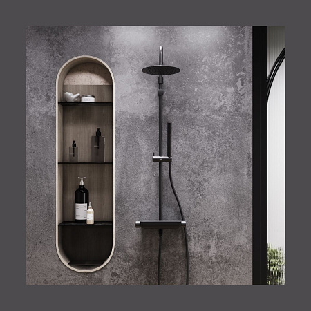 Душевая стойка Damixa Scandinavian Pure 936760300 черный