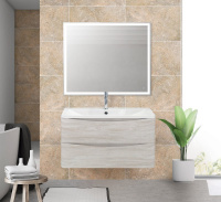 Мебель для ванной BelBagno Acqua ACQUA-900-2C-SO-RVB 90 подвесная, Rovere Vintage Bianco