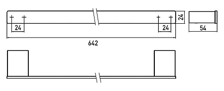 Полотенцедержатель Emco Loft 0560 001 60