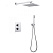 Душевая система ABBER Weiss Insel AF8051 скрытого монтажа без излива, термостат, хром