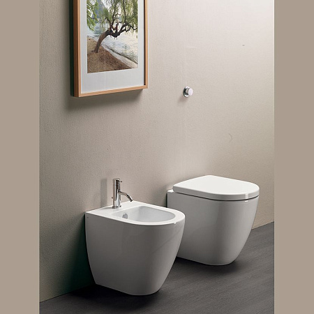 Чаша для унитаза приставного GSI Pura 880411 белый