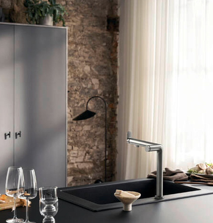 Смеситель Hansgrohe Aqittura 76804000 для кухонной мойки, хром