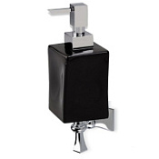 Дозатор для жидкого мыла Stil Haus Prisma PR30(08-NE) настенный, хром/черный