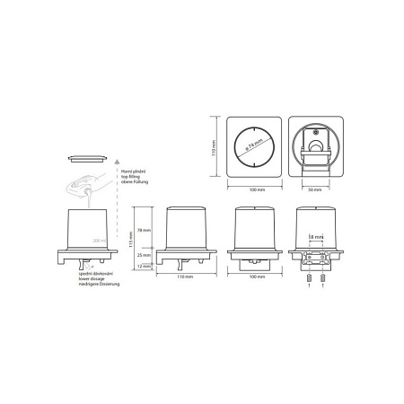 Дозатор для жидкого мыла Bemeta Organic 157109261