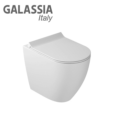 Крышка-сиденье Galassia Dream 7314MT микролифт, белый матовый