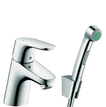 Смеситель с гигиеническим душем Hansgrohe Focus 31926000 для раковины, хром