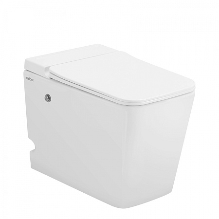Унитаз приставной ABBER Rechteck AC1213P с импульсным смывом, белый