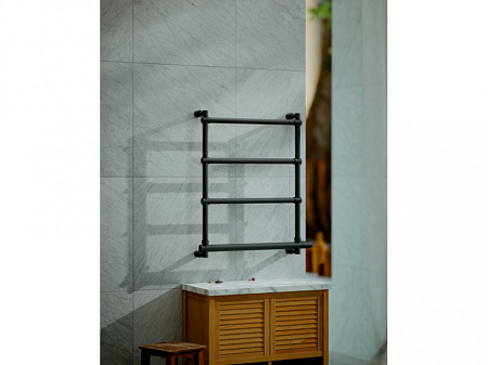 Полотенцесушитель электрический Margaroli Sole 542-4 черный матовый