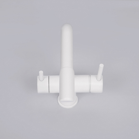 Смеситель WasserKRAFT A8357 для кухонной мойки, белый