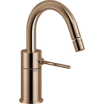 Смеситель Nobili Velis VE125139/3RCP для биде, красное золото Смеситель Nobili Velis VE125139/3RCP для биде, красное золото