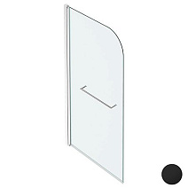 Шторка на ванну Jacob Delafon Odeon Up E4932-BL 145х80 черный Шторка на ванну Jacob Delafon Odeon Up E4932-BL 145х80 черный