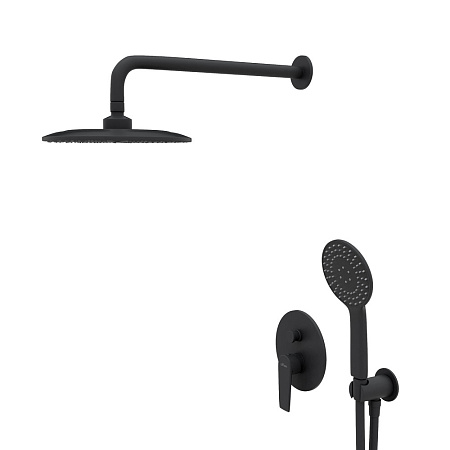 Душевой комплект Cezares Nautic NAUTIC-DSIP-NOP черный матовый