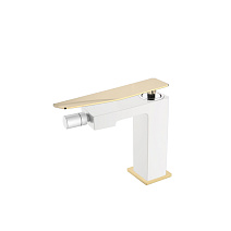 Смеситель Boheme Q 146-WG.2 для биде, белый/золото