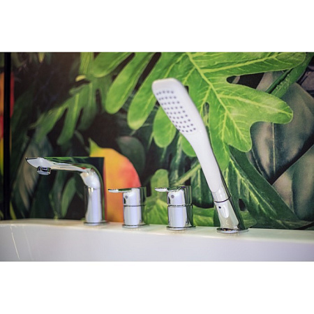 Смеситель на борт ванны Excellent Oxalia AREX.9033CR хром