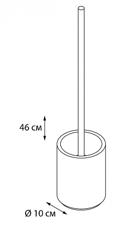Ершик Fixsen Coin FX-250-5 черный