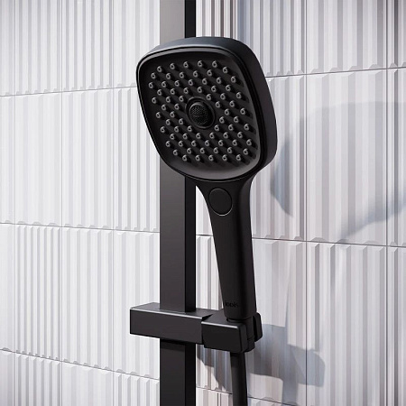 Душевая стойка IDDIS Slide SLIBLBTi06 черный матовый