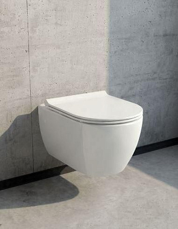 Унитаз подвесной Boheme Bianca 963-W белый