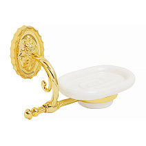 Мыльница настенная Migliore Edera 16943 керамика/золото