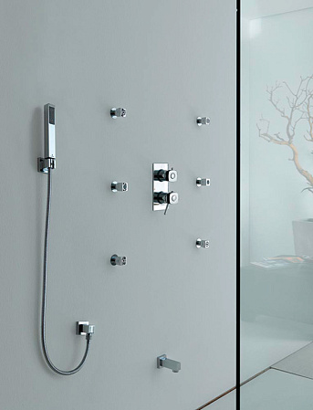 Душевой гарнитур Bossini Cube C50001C.030 хром