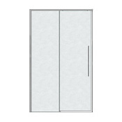 Душевая дверь Grossman Galaxy 100.K33.01.100.10.02 99-100x195 шиншилла/хром