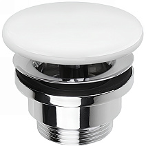 Донный клапан Simas PLCE Bianco matt для раковины, белый матовый