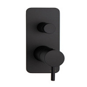 Смеситель IB Rubinetterie MilanoTorino EMT310NP для ванны с душем, черный матовый