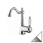 Смеситель Emmevi Laguna 40514BС для биде, белый/хром