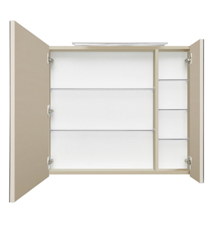 Шкаф-зеркало Roca Oleta A857647515 80 капучино