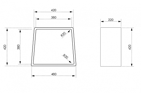 Стульчик для ванной ABBER Stein AS1638 белый