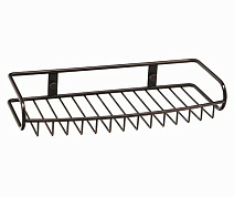 Полка WasserKRAFT Isar K-1811 металлическая, темная бронза Полка WasserKRAFT Isar K-1811 металлическая, темная бронза