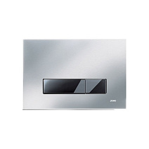 Кнопка смыва Jomo Trend 167-32003018-00 хром матовый/черный