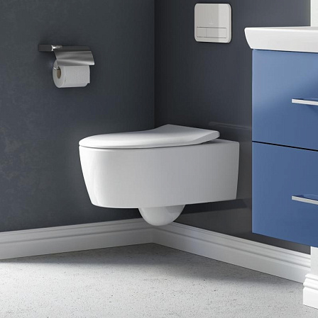 Унитаз подвесной Villeroy & Boch Avento 5656RS01 с сиденьем микролифт SlimSeat, alpin