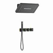 Душевой комплект Timo Petruma SX-5249/03SM черный матовый