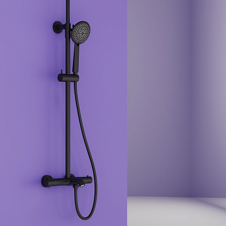 Душевая стойка Sancos Game SC3001MB черный матовый