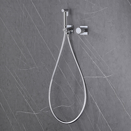 Гигиенический душ со смесителем ABBER Wasserfall AF8725 хром