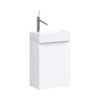 Тумба с раковиной Aqwella Леон-Мр Ln-MP.01.04/W 40 белый