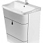 Тумба с раковиной Duravit Esplanade  белая 85 - фото 1