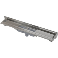 Душевой лоток AlcaPlast APZ1104-750 750 с порогами, с регулируемым краем к стене, вертикальный сток