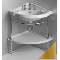 Консоль напольная с раковиной Simas Arcade 1011oro золото