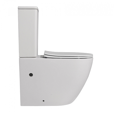 Унитаз-компакт ABBER Bequem AC1110 безободковый, белый