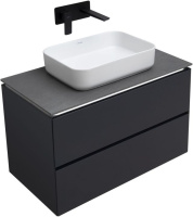 Тумба c раковиной Allen Brau Infinity 1.21001.AM 84.2 антрацит матовый